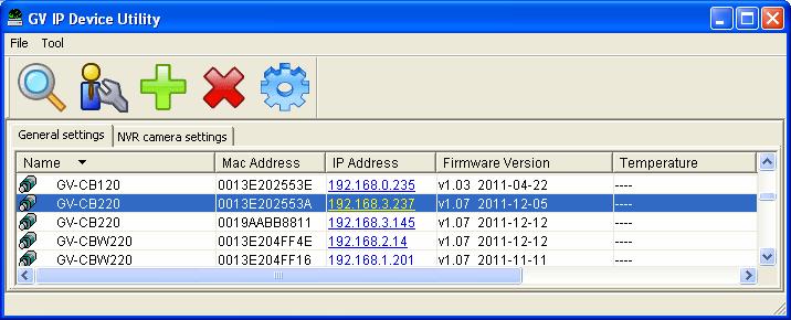 18.2.1 Checking the Dynamic IP Address Follow the steps below to look up the IP address and access the Web interface. 1. Install the GV-IP Device Utility program included on the GV-IPCAM H.