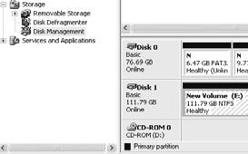 Right-click on the Unallocated block, and select New Partition. 4.