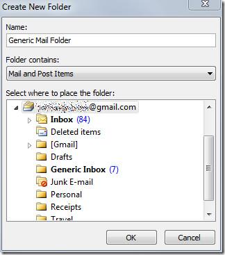 For creating a new folder, switch to Folder tab and click New Folder.