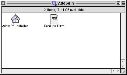 Installing the Printer Driver Mac OS 8.6/9.