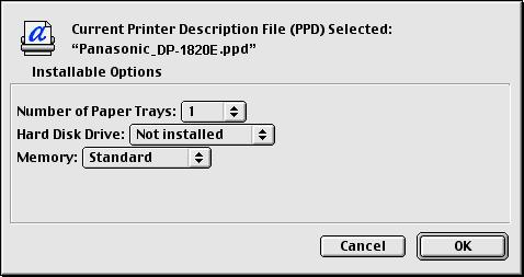 Installing the Printer Driver Mac OS 8.6/9.x 10 Select the Apple Menu, then select Chooser.