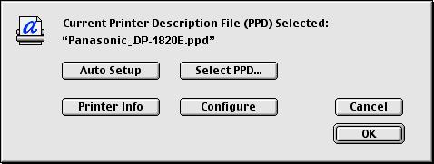 Printer Section 12 Confirm and/or change the Installable Options settings for your printer. Click the OK button.