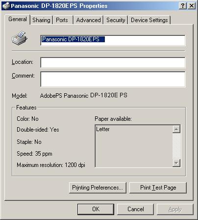 Installing the LPR (Line Printer Remote) Monitor Windows 2000/Windows XP/Windows Server 2003 Logon using an account with administrator rights.