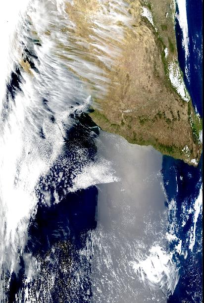 as seen by MODIS