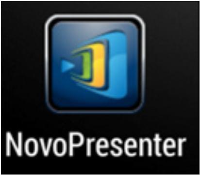 3.2 Presenting with ios Tablet (ipad) The ios version of the NovoPresenter app (pictured in the image below) enables an ipad device to connect to the B360 and make a presentation.