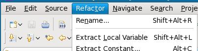 Rename Refactoring Changes the name of a variable, function, etc.