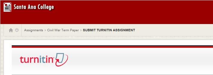 Use to scroll through agreement 4. The Turn It In class home page will appear.