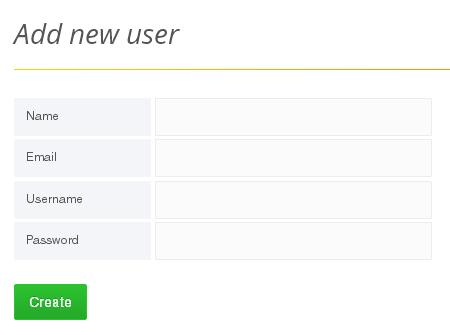 In the User window that appears, click + Add new user. Figure 66: Users window 3.