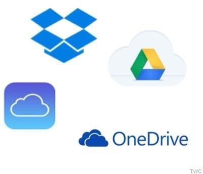 Comparison: OneDrive versus Google Drive, Dropbox and icloud When you sign up for OneDrive.com, you get 7 GB of free storage space. Additional storage options are also available to purchase.
