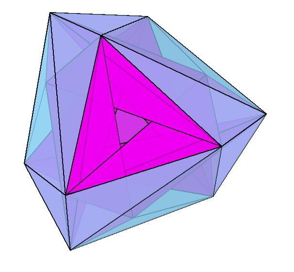 Figure 8: The only higher genus polyhedron with vertex-transitivity under the tetrahedral group of rotations.