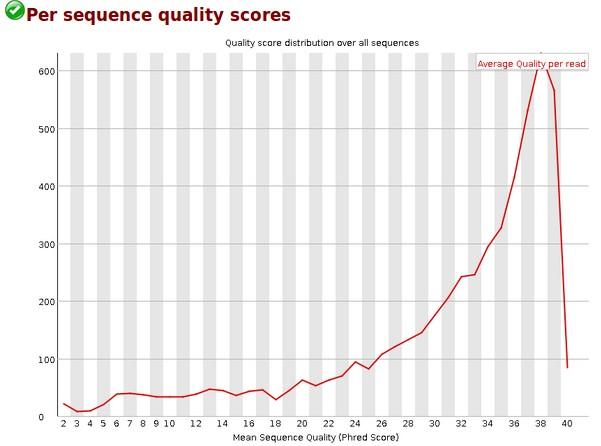 Fastqc : Per sequence quality score Example OK Example KO Source : http://www.