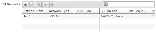 Click Select to view the IP Subnet Pool list. Select VACS-Container-Inside-Subnet-Pool and click Select to define the IP Subnet Pool that will be used as the Container s internal IP Subnet. Figure 32.