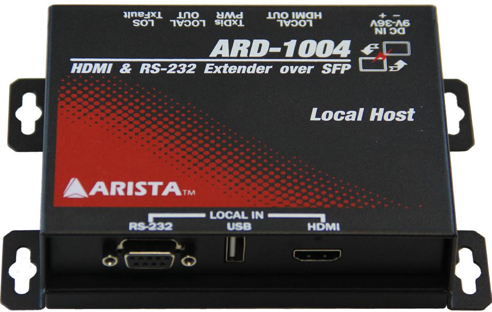 Application Rental & Staging Auditoriums Stadiums and Theaters Public transportation hubs Distance learning Surgical or medical imaging and more Local Host Remote Display RS-232 IN RS-232 USB