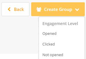 You can follow up with people based on how they interacted with your email blast by adding them to a new Group. To do this, click View Recipients, then Create Group.