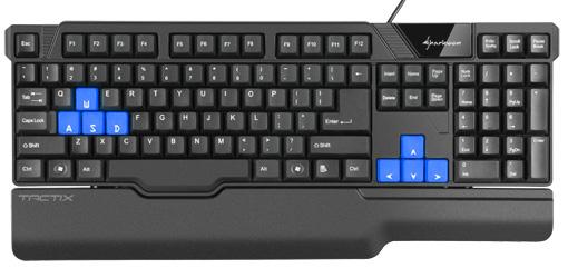5. The keyboard at a glance A B B C A English or German keyboard layout B Special gaming keys C Palm rest 6. Connecting to the PC 1.