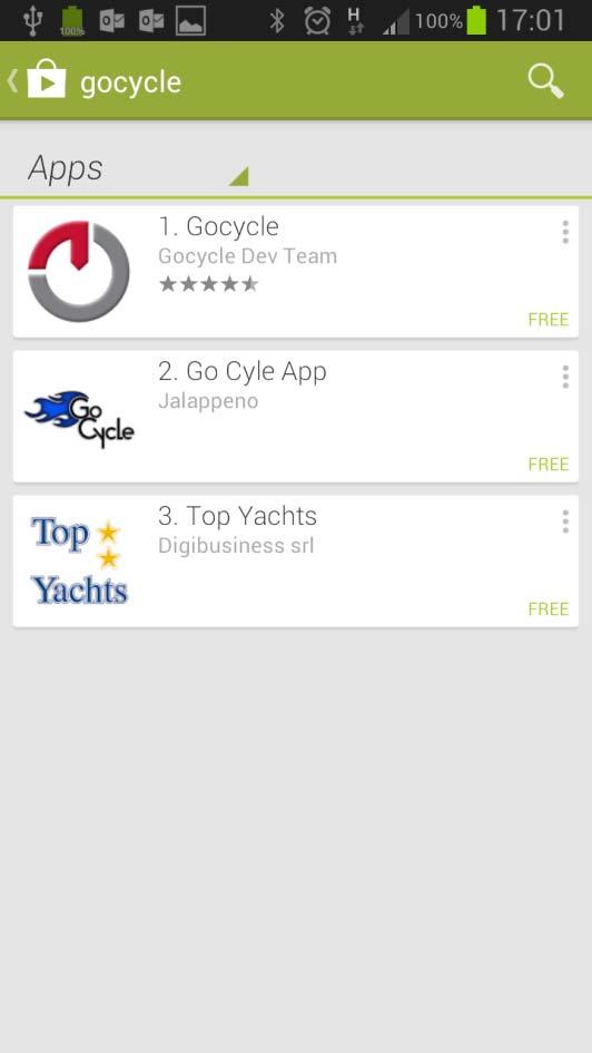 1.3 Download the Gocycle Connect App by clicking on the Gocycle app