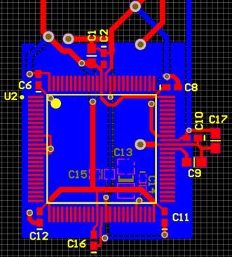 Figure 2-4. Example PCB Layout for 100-pin TQFP Part for Optimal Analog Performance Vssa Vddd Vssd Vdda Vssd Plane Vssa Plane 3.