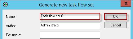 of the default task flow set. 23.