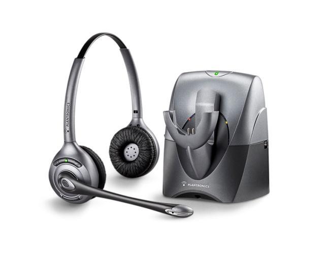 Plantronics CS Model Phone Only Headset Systems AWH450N Transitioned to CS351N + EHS Cable Designed for Call Center Supervisors and agents who require mobility around the desk or office In-building