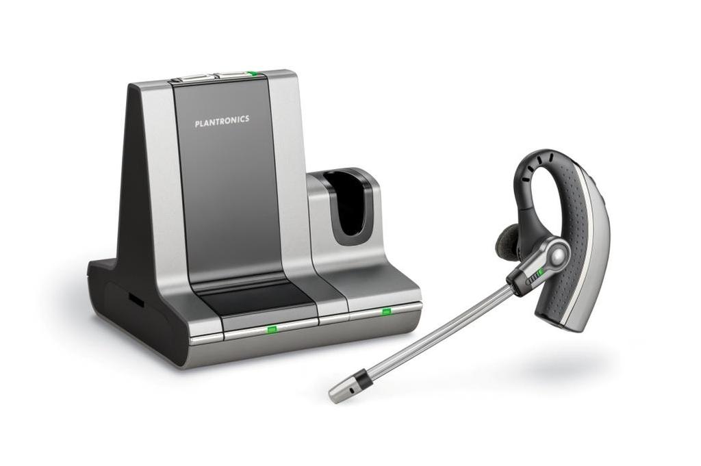 Plantronics Savi Office Over-the-ear WO200 Wireless headset system connecting to both PC and deskphone audio Target Customer In office knowledge worker looking for wireless