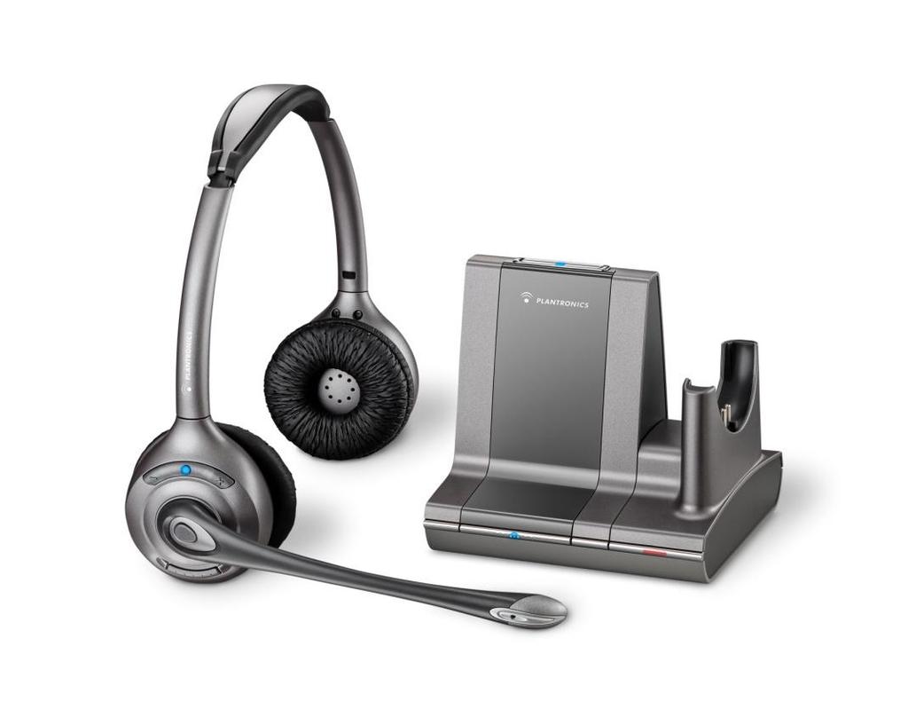 Plantronics Savi Office: Over the Head WO300 & WO350 Wireless headset system connecting to both PC and deskphone audio Target Customer In office knowledge worker looking