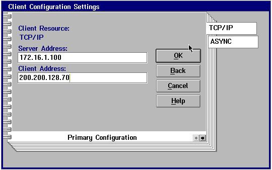18 RemoteWare OS/2 Client User s Guide Configuring communications settings The Client installation program displays one or more windows to assist you in configuring communication setup parameters.