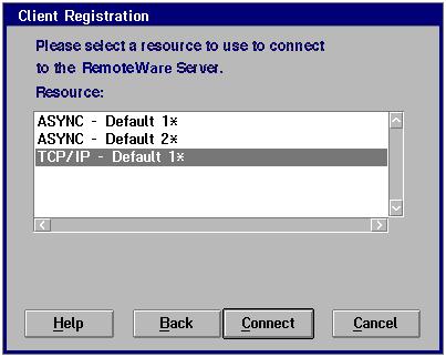 CHAPTER 1 / Installation 21 Registering the Template Client To complete the Template Client installation you must perform the registration connection to the RemoteWare Server.