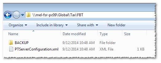 xml 2 file needs to be noted as this will be needed when pointing the application to the SQL Server database.