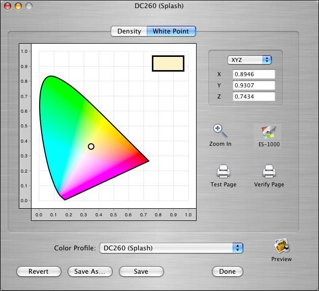 CALIBRATION 44 Editing the white point Use caution when changing the white point, because even a small change can cause a significant change in color output.