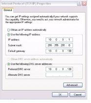 3.2 TCP/IP Settings It is likely that your computer will automatically obtain an IP Address and join the network.