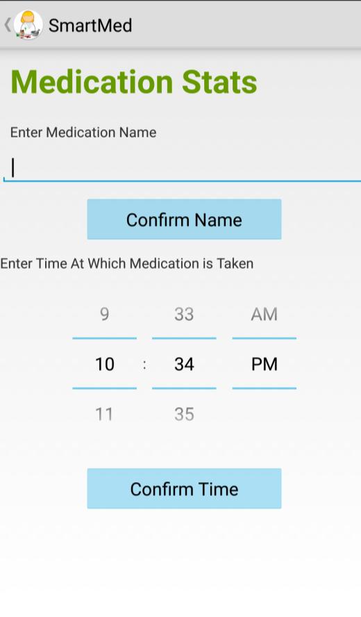 user and a message appears on the control panel instructing the user to take their medication. By clicking the Stop Alarm button in Figure 4.