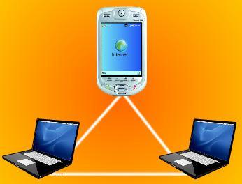 and retrieve data from anywhere in the world, using portable computing devices (such as laptop and handheld computers) in conjunction with mobile communication technologies People using such a system