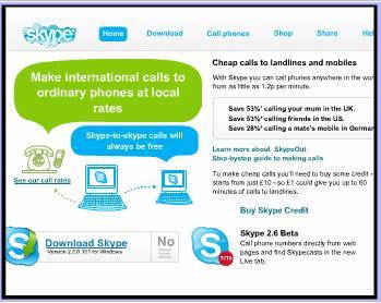 Skype, one VoIP provider, offers free calling