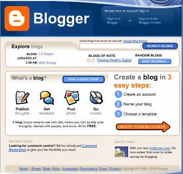 referred to the text produced by the author about his or her thoughts, experiences or interests The world of blogging is referred as blogosphere Another new term is the blogonomics, which refers to