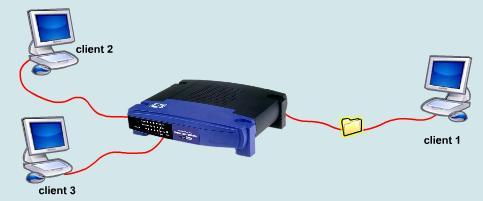 other routers together and transmits data to the correct