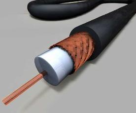 30 COMPUTER NETWORKS AND COMMUNICATIONS COAXIAL CABLE The coaxial cable, often referred to as coax, consists of a single copper wire