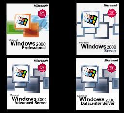 February 17, 2000 Windows 2000 comes in four versions which are Professional, Server, Advanced Server and Datacenter