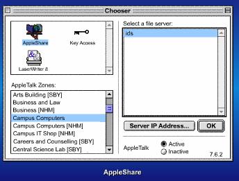 management source AppleShare and Windows for Workgroups are examples of programs