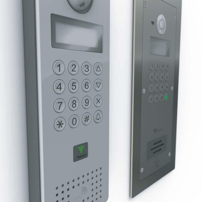 If used in conjunction with access control software, this must be version 4.25 or later. Use the up and down arrows on the panel to view all the menu options.