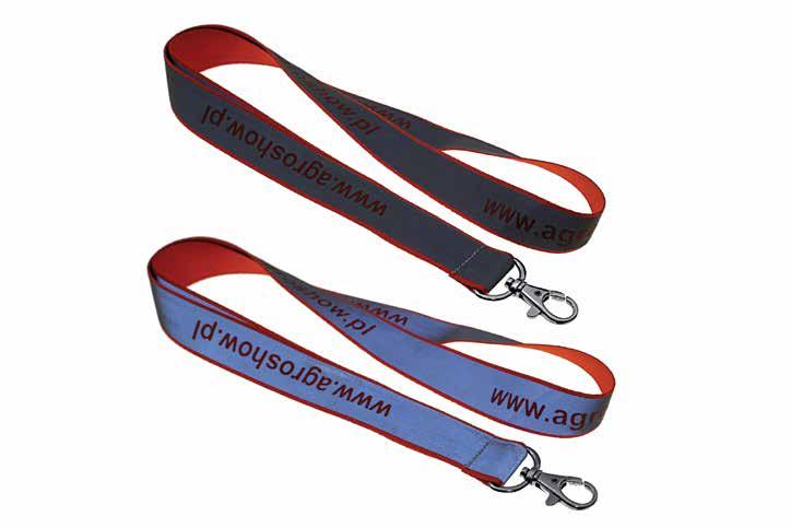 26 Reflective lanyards Description Model M_24.1 Model M_24.2 Plastic buckle Logo printed on reflective material on one side.
