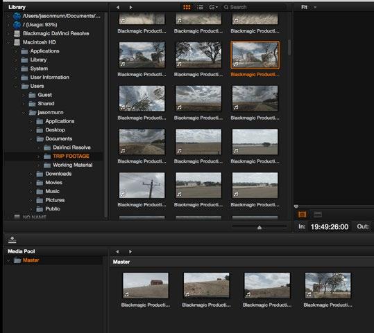 Using DaVinci Resolve 31 Using DaVinci Resolve Introducing DaVinci Resolve Shooting with your Blackmagic Design camera is only part of the process of creating television content, and just as