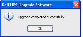 A progress bar with the upgrade percentage completed also displays.