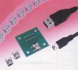 UX Series This is a fully USB Certified Mini-B connector Meets all electrical, mechanical and