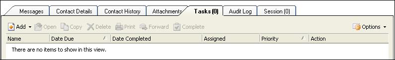 Select Add Files to add an attachment by either using the Browse or Search option. Tasks: The Tasks tab allows you to create a task for the incident.