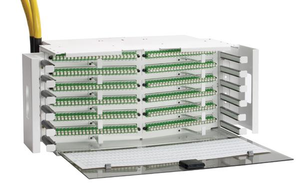 CommScope introduces the new high-density LSX 288-position panel available preterminated with intrafacility (IFC) or outside plant (OSP) cables or in termination and splice configurations.