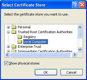 To view the installed certificate, click start-> run. Enter certmgr.msc. The following window will be displayed.