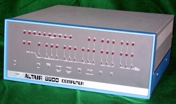 MITS ALTAIR 8800 OS: none Operating Systems In Depth I