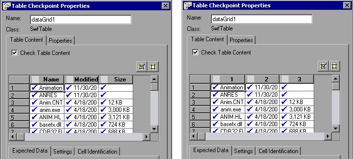 Chapter 4: Developing Your Support Set boxes. If this method is not implemented, numbers appear instead of column names in these dialog boxes.