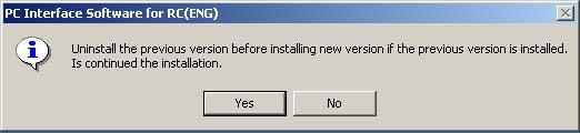 1.3 Installing the Software This software is run from the hard disk. This section explains how to install the software. 1.3.1 How to Install the PC Interface Software for RC [1] Insert the CD-ROM containing this software into your CD-ROM drive.