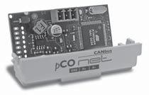 leaflet code +050000162) CAN-bus serial card Allows connecting to CANbus networks, specifically to e-drofan fan coil controllers, thanks to the capacities of the e-dronic system.